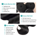 FDX Body Wave Bundles 24 26 28 Inches 10A Brazilian Body Wave Human Hair Bundles Weave 100% Unprocessed Wet and Wavy Hair Bundles Body Wave Weft Natural Color (24 26 28) FDX Store