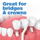 GUM - 625UC Proxabrush Permanent Handle with Tight, Moderate, & Wide Go-Between Heads GUM