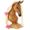 Breyer Horses Mane Beauty Horse Styling Head | SUNSET | Blonde Extra-Long Silky No Tangle Mane | 10" x 4.25" x 4.25" | Styling Book, Brush, Hair Coils, Hair Clips, Elastics | Horse Toy | Model #7402 Breyer