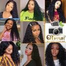 QTHAIR 14A Lace Closure Wigs (20 Inch) Brazilian Deep Wave Human Hair Wigs 4x4 Wigs for Black Women Pre Plucked with Baby Hair QTHAIR