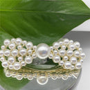 Bowknot Pearl Bun Hair Pin Topknot Disk Hair for women girls nobranded