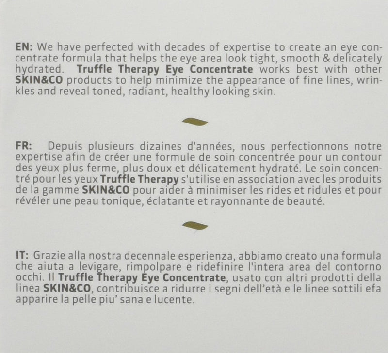 SKIN&CO Roma Truffle Therapy Eye Concentrate SKIN&CO Roma