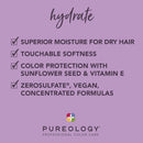 Pureology Hydrate Conditioner | For Dry, Color-Treated Hair | Moisturizes Hair & Protects Color | Sulfate-Free | Vegan | Updated Packaging | 33.8 Fl. Oz Pureology