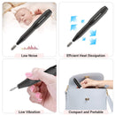 MelodySusie Electric Nail Drill Machine 11 in 1 Kit, Portable Electric Nail File Efile Set for Acrylic Gel Nails, Manicure Pedicure Tool with Nail Drill Bits Sanding Bands Dust Brush, Black MelodySusie