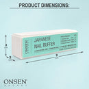 Onsen Secret Professional Nail Buffer, Ultimate Shine Nail Buffing Block w/ 3 Way Buffing Methods (Pack of 3) Onsen Secret
