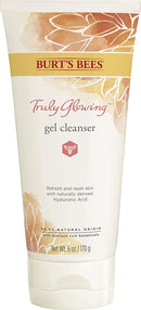 Burt's Bees Truly Glowing Refreshing Gel Cleanser with Naturally Derived Hyaluronic Acid and Other Natural Origin Ingredients, 6 Fluid Ounces Burt's Bees Store