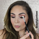 Tapered Blending Eyeshadow Makeup Brush – Beauty Junkees Professional Eye Shadow Blender Make Up Brush, Soft Firm Natural Hair Bristles for Precision Blending Buffing Harsh Lines; Premium Quality Beauty Junkees