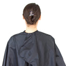 Hair Cutting Cape with Armholes - Professional Salon Cape - 100% Nylon - Haircut Cape - Hairdresser Cape - Styling Cape - Hair Gown - Hair Dressing Cape (Black) Salon Supply Co