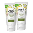 Yes To Avocado Fragrance Free Daily Hand Cream 3 Oz, 2 Pack + Dry Skin + Hydrate and Nourish Skin + Avocado Oil and Hyaluronic Acid + Vegan + 96 Natural Ingredients Yes To
