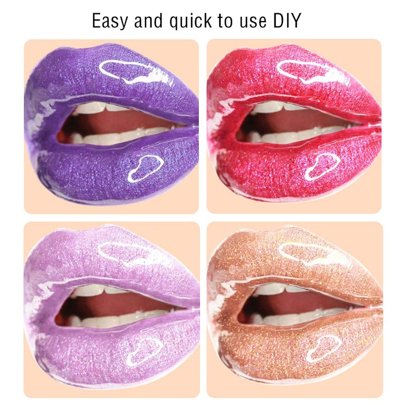 10 Ounce Lip Gloss Base Diy Lip Glow Lip Glaze Base for Making Your Own Lip Balm Lip Maximizer Diy Clear Lip Gloss Making Your Lip Tint Diy Lip Plumper Making Organic Lip Balm . (A) PARAMISS