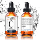TruSkin Vitamin C Serum for Face, Anti Aging Serum with Hyaluronic Acid, Vitamin E, Organic Aloe Vera and Jojoba Oil, Hydrating & Brightening Serum for Dark Spots, Fine Lines and Wrinkles, 1 fl oz TruSkin Naturals