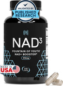 HPN NAD+ Booster – Nicotinamide Riboside Alternative (NAD3) for Men & Women | Anti Aging NRF2 Activator, 312 mg per Serving – Natural Energy Supplement for Longevity & Cellular Health, 30 Veggie Pills Infinity Warehouse