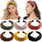 6PCS Top Knot Headband for Women Wide Knotted Headbands Twist Turban Headwrap Elastic Hair Band Fashion Hair Accessories for Women Girls Children CellElection