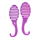 Wet Brush Hair Brush Shower Detangler, Purple Glitter Color, Shower Hair Brush with Soft Bristles Minimizes Pain and Protect Against Split Ends and Breakage for Men, Women, and Kids Wet Brush