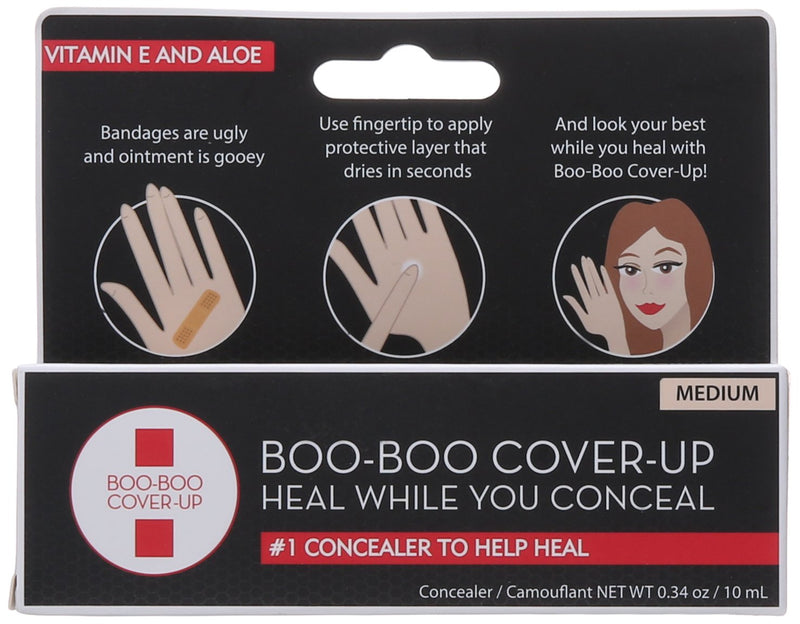 Boo-Boo Cover-Up Concealer, Medium, 0.34 Ounce Boo-Boo Cover-Up