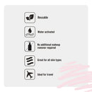ERASE YOUR FACE Face Reusable Makeup Removing Cloths With Friendly Packaging By Danielle Enterprises 4 pack D50007, ECO, 1 Count ERASE YOUR FACE