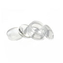 PUEEN 3.5cm Upgraded HD Chunky Clear Transparent Soft Stamper and Scraper Set - Nail Art - Stamping Tools - Clear - BH000706 PUEEN