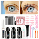 Lash Lift And Tint Kit, Rapid Black Lash Lifting & Tinting, Brow Lamination and Dye, Eyelash Perm And Tint 2 in 1, Lifts Lash Curl into Glossy Mascara Look For 6 Weeks Libeauty
