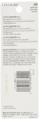 CoverGirl Perfect Point Plus Eye Pencil - 200 Black Onyx - Net Wt. .008 (230 mg) Each - Pack of 3 Eye Pencils COVERGIRL