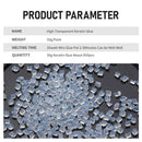 Keratin Glue for Hair Extensions 800 Pcs Keratin Glue Granule Pellet Hot Fusion Extensions Hot Melt Keratin Glue Tips for Hair Extensions LEEONS