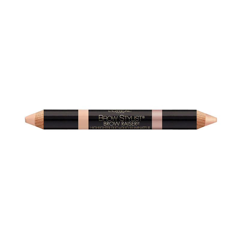 L'Oreal Paris Cosmetics Stylist Brow Raiser Highlighter Duo, Light, 0.16 Ounce L'Oreal Paris