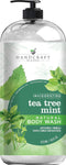 Handcraft Tea Tree Mint Body Wash 16 oz - Extra Strength Body Wash For Athletes Foot, Nail Fungus, Itchy Skin, Jock Itch, Acne and Eczema - Tea Tree Mint Body Wash For Men & Women Handcraft Blends
