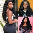 Amella Hair Lace Front Wigs Human Hair Brazilian Short Curly Bob Water Wave 4x4 lace closure Human Hair Wigs for Black Women Pre Plucked with Baby Hair(10 Inch) Amella Store