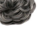Messy Bun Hair Piece Scrunchy Updo Hair Pieces for Women Fluffy Wavy Hair Bun Scrunchies Donut Hairpiece Synthetic Chignons With Elastic Rubber Band Dark Grey-Thicker 2 pcs Benehair Store