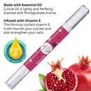 Maccibelle Pure Cuticle & Nail Oil Pen 2ml Heals Dry Cracked Cuticles (Milk & Honey + Pomegranate) Maccibelle