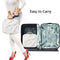 Relavel Travel Makeup Train Case Makeup Cosmetic Case Organizer Portable Artist Storage Bag with Adjustable Dividers for Cosmetics Makeup Brushes Toiletry Jewelry Digital Accessories (Marble, White) Relavel