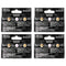 Ardell False Eye Lashes Flawless 802 Black (4 Pack) Ardell