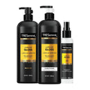 TRESemmé Lamellar Gloss Shampoo, Conditioner and Shine Spray for Brilliant Gloss & Sleek Finish Ultimate Shine with Heat Protection, 3 pack Infinity Warehouse