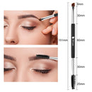 DUcare Eyebrow Kit 5 in 1with Duo Eyebrow Brush and Spoolie,Eyelash Comb Curlers Folding,Eyebrow Razor,Tweezers,Scissors Face Razors for Women Including Storage Bag DUcare Store