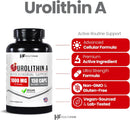 Healthfare Urolithin A | 150 Vegan Capsules | Non-GMO, Gluten-Free | Made in USA Infinity Warehouse