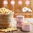 MelodySusie Portable UV LED Nail Lamp & MelodySusie Aromatherapy Scented Candles for Home -Natural Soy Wax 4.4 Oz Portable Travel Tin Candle MelodySusie