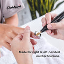 DASHBOARD BEAUTY Nail Drill Bit - Large Barrel Smooth Top with 2 Way Rotate use for Right & Left - 3/32" Shank Compatible with Any Efile Nail Drill - Ensure Safe Experience for Customers (XX Coarse) DASHBOARD BEAUTY