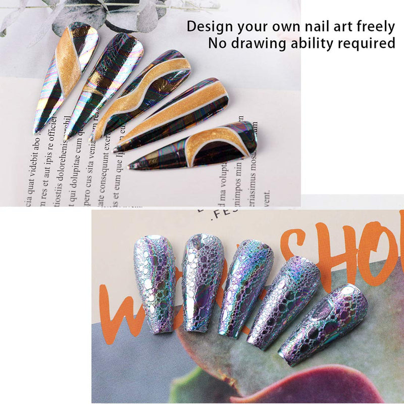 Makartt Nail Foil Nail Art Foil Glue Gel for Foil Stickers Nail Transfer Tips Manicure Nail Art Christmas Accessories DIY 15ML 1 Bottles Nail Curing Lamp Required Soak Off Makartt