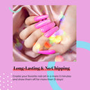 Beetles Gel Nail Polish, 1Pcs 15ML Poppy Pink Neon Color Soak Off Gel Polish Nail Art Manicure Salon DIY at Home beetles Gel Polish