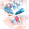 Le Fu Li 30 Sheets Butterfly Nail Art Stickers Nail Art Water Transfer Sticker with Butterfly Flower Patterns Manicure Tips，Nail Tips DIY Toenails Nail Art Decorations Accessories Decals Le Fu Li