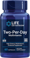 Life Extension Two-Per-Day High Potency Multi-Vitamin & Mineral Supplement & Magnesium Caps, 500 mg, Magnesium Oxide, Citrate, Succinate Infinity Warehouse
