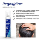 Regoxidine Men's 5% Minoxidil Foam (3 Month Supply) Helps Restore Vertex Hair Loss and Supports Hair Regrowth for Thinning Hair with Unscented Topical Aerosol Treatment Regoxidine