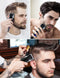 Hatteker Mens Beard Trimmer Hair Clipper Hair Trimmer Cordless Grooming Kit Mustache Trimmer Precision Trimmer for Men Hair Cutting Kit Waterproof 3 in 1 Hatteker