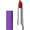 Maybelline Color Sensational Lipstick, Lip Makeup, Cream Finish, Hydrating Lipstick, Nude, Pink, Red, Plum Lip Color, Plum Rule, 0.15 oz; (Packaging May Vary) Maybelline New York