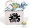 VSCO Girl Stuff - Flask Stickers, Reusable Straw & Teen Accessories Kit in a Cosmetic Bag Baby Mushroom