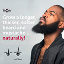 Godefroy Thick Beard and Mustache Growth Serum For Ethnic Hair Types, 15 ml Godefroy