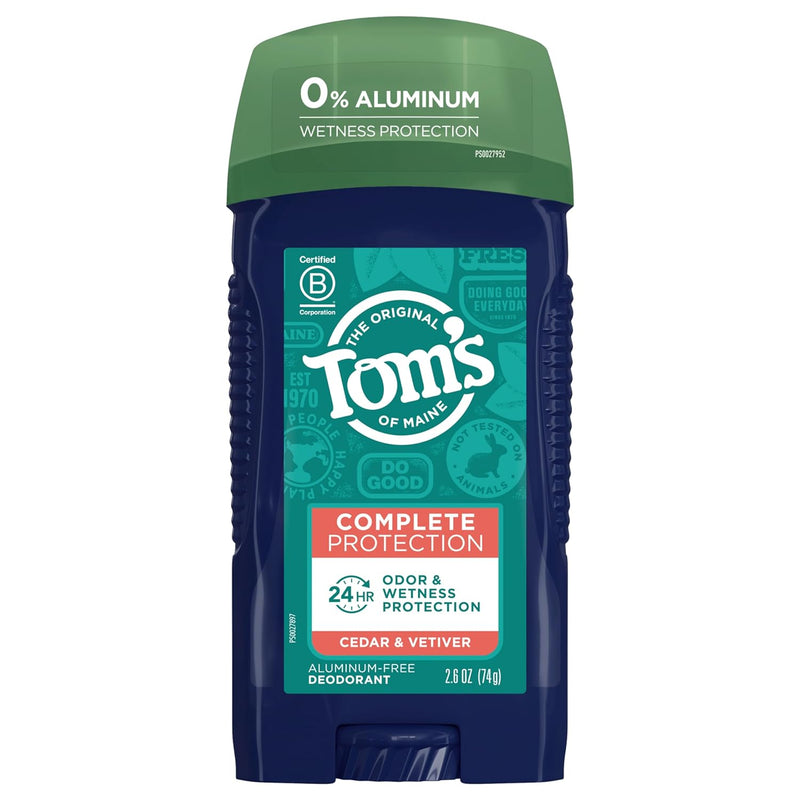 Tom's of Maine Antiperspirant Deodorant for Men, North Woods, 2.8 oz, Pack of 3 (Packaging May Vary) Infinity Warehouse