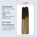 Microlink Hair Extensions Human Hair,Ugeat 24 Inch Micro Loop Hair Extensions