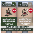 Dr. Squatch Invisible Glide Natural Deodorant Men, Aluminum Free (2-Pack) Infinity Warehouse