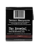 The BrowGal – 12 Tweezer Sharpeners – Exclusive for Sharp & Efficient Longer Period use - Super Handy and Portable Tool, Easily Grip with Safety - Sharpen Dull and Neglected Tweezer in Seconds – Black The BrowGal