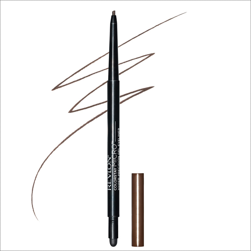 Revlon Colorstay Micro hyper Precision Gel Eyeliner, Waterproof, Long wearing, 0.008 oz, Brown REVLON Store